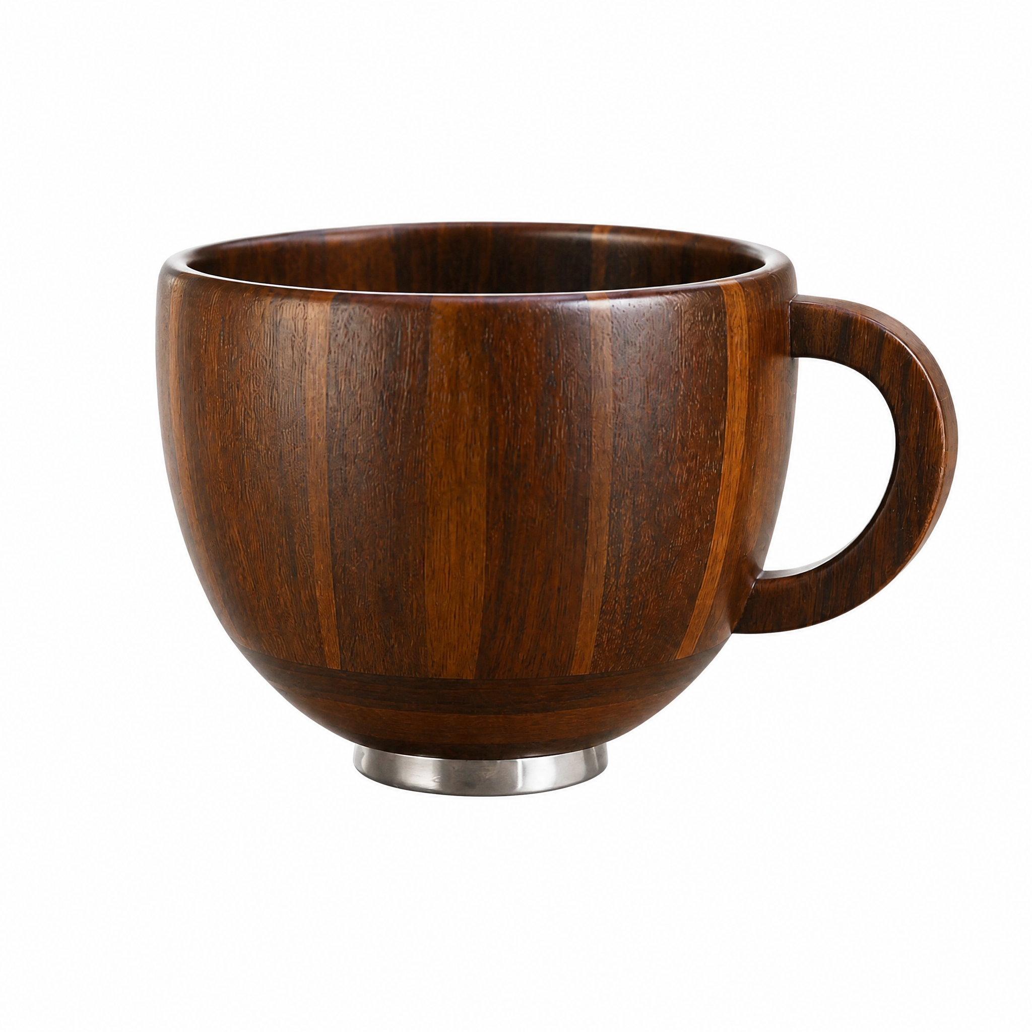 Natural Acacia Wood Mixing Bowl with Handle, Fits 4.5 & 5 QT Tilt-Head Stand Mixers