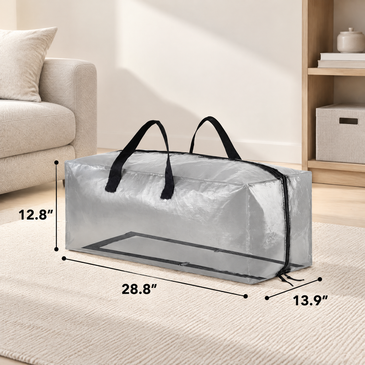 8‑pack heavy‑duty extra‑large moving storage totes, durable bags with backpack straps, reinforced handles and zippers, practical alternative to traditional moving boxes for packing supplies
